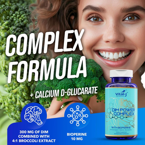 Dim Power Complex 300mg - Suplemento Dim De Equilíbrio Hormo - Imagem 6