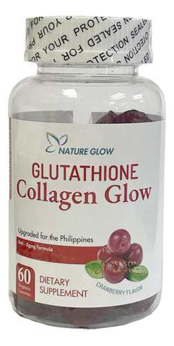 Natureza Genérica Glutationa Collagen Glow, 60 Gomas Orgânic