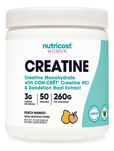 Suplemento Nutricost Creatina Monohidratada Em Pó 150g