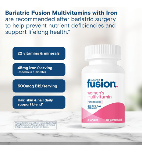 Fusão Bariátrica Um Por Dia Multivitamina Bariátrica Com Fer - Imagem 5
