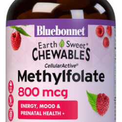 Bluebonnet Earth Sweet Celular Metilfolato Ativo 800 Mcg Co