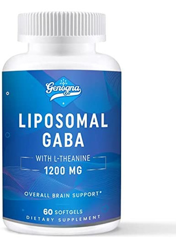 Genogna Gaba Com Suplemento De L-teanina 1200 Mg - Suplemen