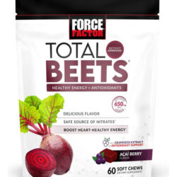 Force Factor Total Beets Soft Mastigáveis ??com Beterraba, N