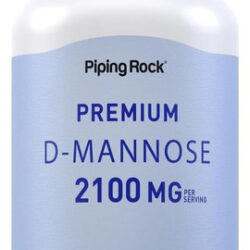 Piping Rock D-manose 2100mg | 120 Cápsulas | Suplemento De M