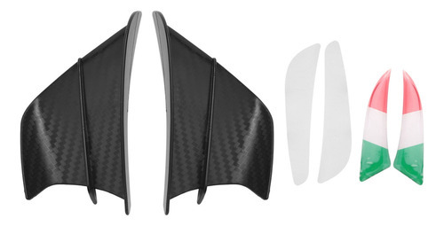 Kit De Asa Aerodinâmica Para Motocicleta Winglet Spoiler Mot - Imagem 2