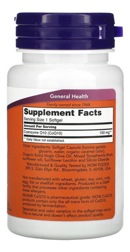 Agora, Alimentos - Coq10 Cardiovascular Health 100 Mg. - 50 - Imagem 2