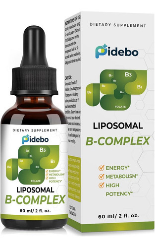 Pidebo Liposomal B Complex Gotas Líquidas Com Formas Ativas