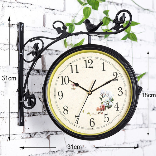 Boo Estilo Vintage De Metal Dupla Face Retro Pendurado Na - Imagem 9