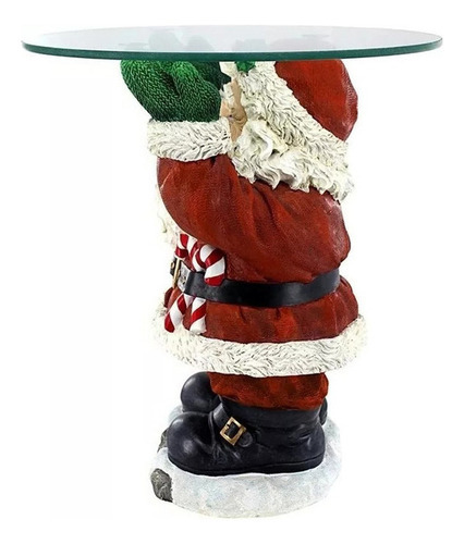 Bandeja Papai Noel Para Garçom Ornamento De Mesa Para Casa - Imagem 5
