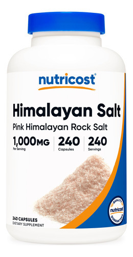 Suplemento Nutricost Pink Himalayan Salt Capsules 1000mg