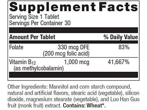 Vitamina B-12 Vantagem Bariátrica/1000 Mcg/30 Comprimidos/m - Imagem 2