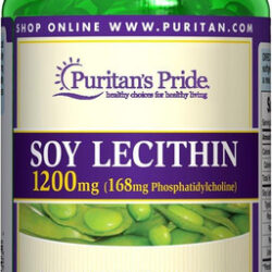Lecitina De Soja Puritans Pride 1200 Mg, 250 Unidades