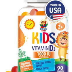 Sunny Sam Vitamina D3 Gomas 1000 Ui Para Crianças E Adultos