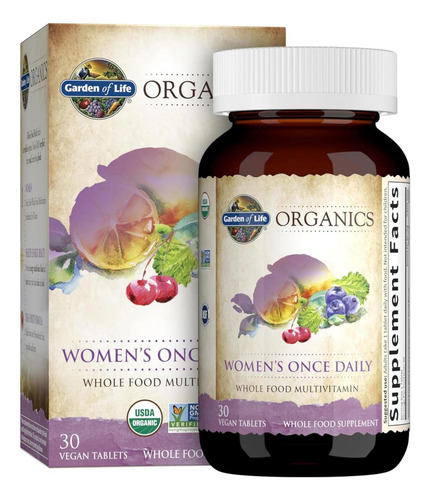 Garden Of Life Organics Women Once Daily Multi 30 Comprimido