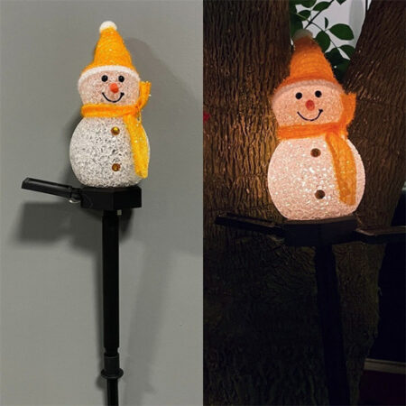 Luz Solar De Boneco De Neve De Natal Para Jardim Ao Ar Livre - Imagem 9