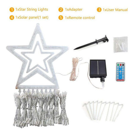 Decoração Solar De Natal Led Strip Light Enfeites De Árvore — foto 22
