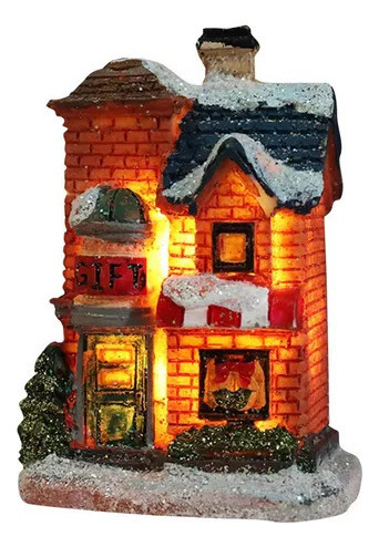 6 Peças Light Up Christmas Decoration Led Miniature Home - Imagem 2