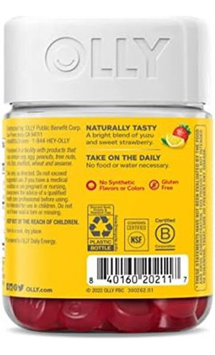 Vitamina B-12 Marca Olly, 1000 Mcg, 60 Comprimidos - Imagem 7