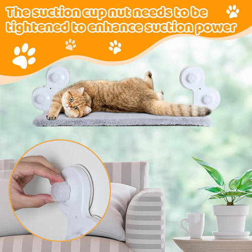 Poleiro Dobrável Para Janela De Gato, Rede Para Gatos - Imagem 4