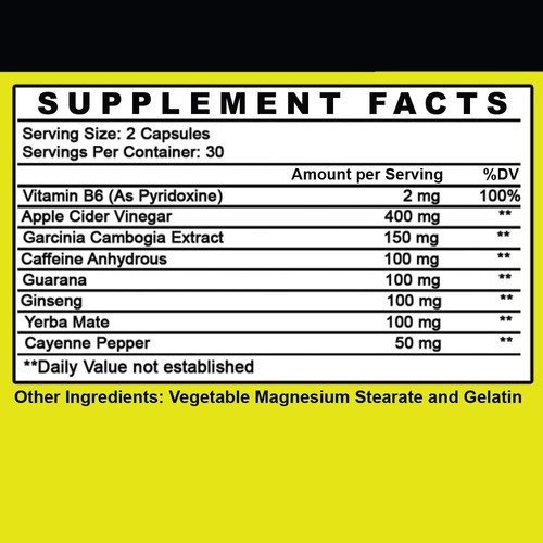 Angry Supplements Cápsulas De Cafeína Com Energia Irritada, - Imagem 4