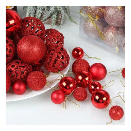 Conjunto De 100 Esferas De Decoração De Natal De Estilo Mist - Imagem 18