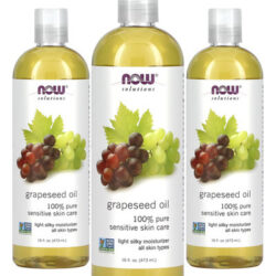 Óleo De Semente De Uva 473ml Now Foods Grapeseed Oil 3un