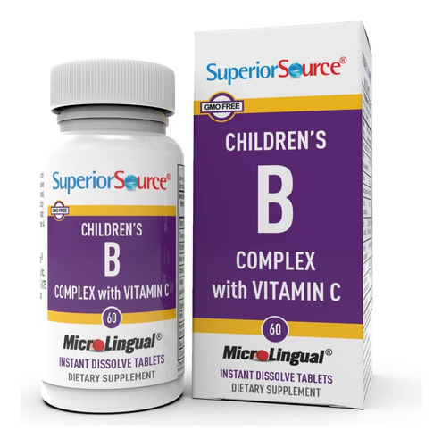 Fonte Superior De Vitaminas Do Complexo B Para Crianças (60