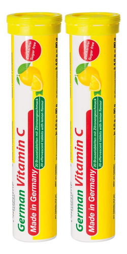 T&d Vitamina C Alemã 180 Mg - 40 Comprimidos Efervescentes P