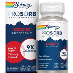 Solaray Coq-10 Phytosome - 9x Absorção Coqmg - Suplemento An
