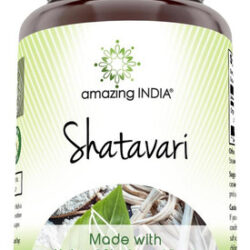 Amazing India Natural Shatavari 500 Mg Por Porção De Supleme