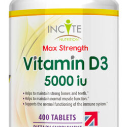Incite Nutrition Vitamina D 5000 Iu - 400 Microcomprimidos P