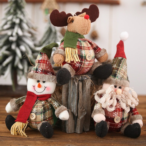 / Kit Trio: Boneco De Neve, Papai Noel, Renas, Natal, 24 - Imagem 4