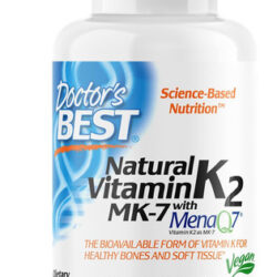 Doctors Best Natural Vitamin K2 Mk-7 Com Menaq7 White Sem