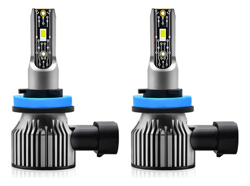 Lâmpadas De Faróis Led H8/h9/h11 Ip68 À Prova D"água Para Ca - Imagem 2
