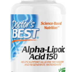 Doctors Best Ácido Alfa-lipóico, Não Ogm, Vegano, Sem Glút