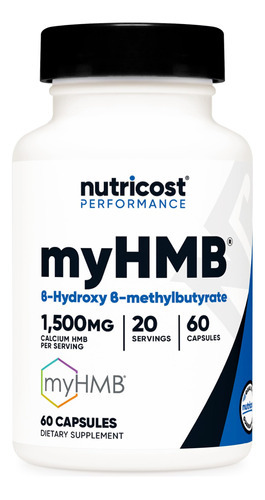 Suplemento Nutricost Myhmb Em Cápsulas De 1.500 Mg De Cálcio