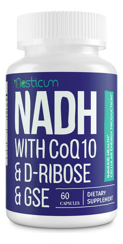 Aesticum Nadh 50mg + Coqmg + D-ribose 150mg Supplement, Boos