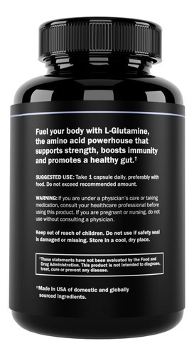 Cápsulas De Glutamina Prime Labs L 600mg - Suporta Força, Re - Imagem 8