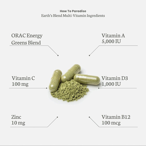 Multivitamínico Paradise Superfood 60 Cápsulas - Imagem 5