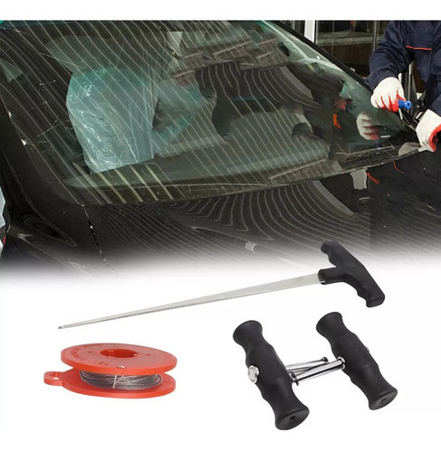 Conjunto Ferramentas Para Remoção Vidro De Pára-brisa Carro - Imagem 5