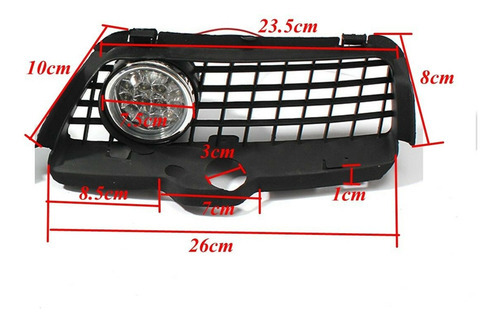 Para Mk3 Golf 1992-1998, Grade De Pára-choque Dianteiro 6000 - Imagem 2