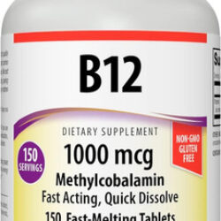 Naturals Vitamina B12 1.000 Mcg, 150 Comprimidos De Fusão Rá