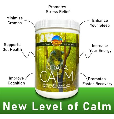 Outback Naturals Koala Calm, Suplemento De Citrato De Magnés - Imagem 3