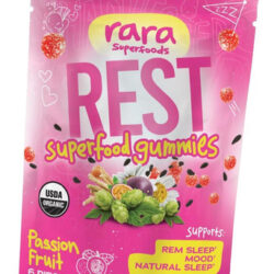 Rara Superfoods Rest Usda Organic Gummies Suplemento Natural