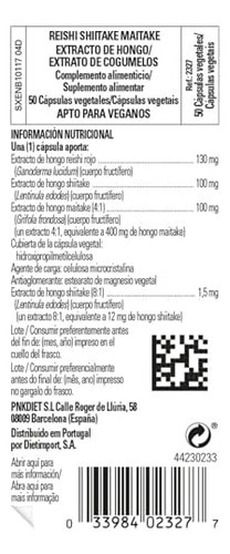 Complexo Multi-cogumelos Solgar, 50 Cápsulas Vegetais - Reis - Imagem 3