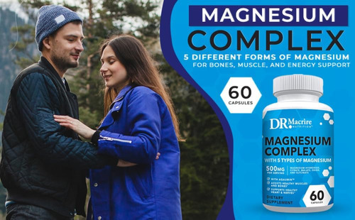 Dr. Complexo De Magnésio Macrire Nutrition 500 Mg, Citrato D - Imagem 3