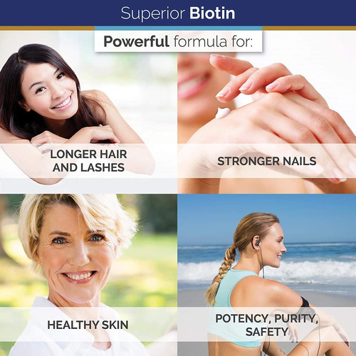 Superior Labs - Melhor Suplemento Natural De Biotina Não Ogm - Imagem 5