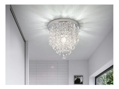 Elegante E Moderno Pingente Lustre Lâmpada De Cristal - Imagem 3