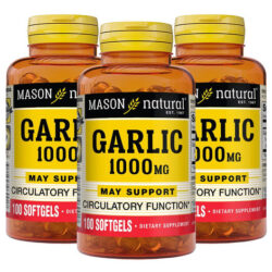 Óleo De Alho Mason Natural 1000 Mg, Cápsulas De Gel De Forne