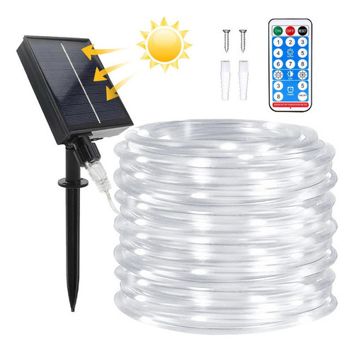 Luzes De Corda Solares Externas, 22 Metros 200led — foto 2 Luzes De Corda Solares Externas, 22 Metros 200led - Imagem 2